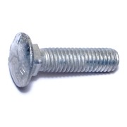 MIDWEST FASTENER 3/8"-16 x 1-1/2" Hot Dip Galvanized Grade 2 / A307 Steel Coarse Thread Carriage Bolts 100PK 05502